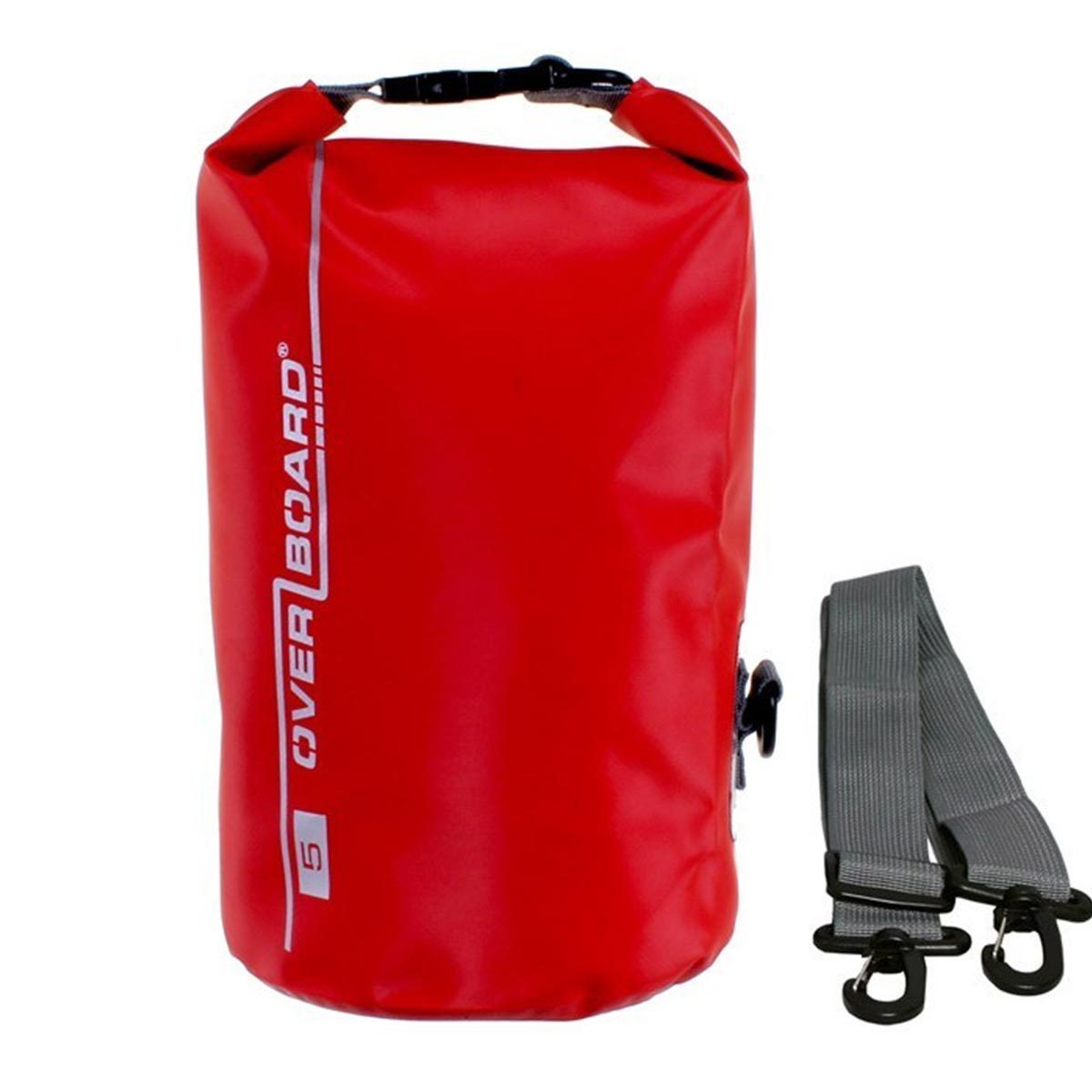 Overboard 5 Litre Dry Tube Bag Bags, Packs and Cases Overboard Red Tactical Gear Supplier Tactical Distributors Australia