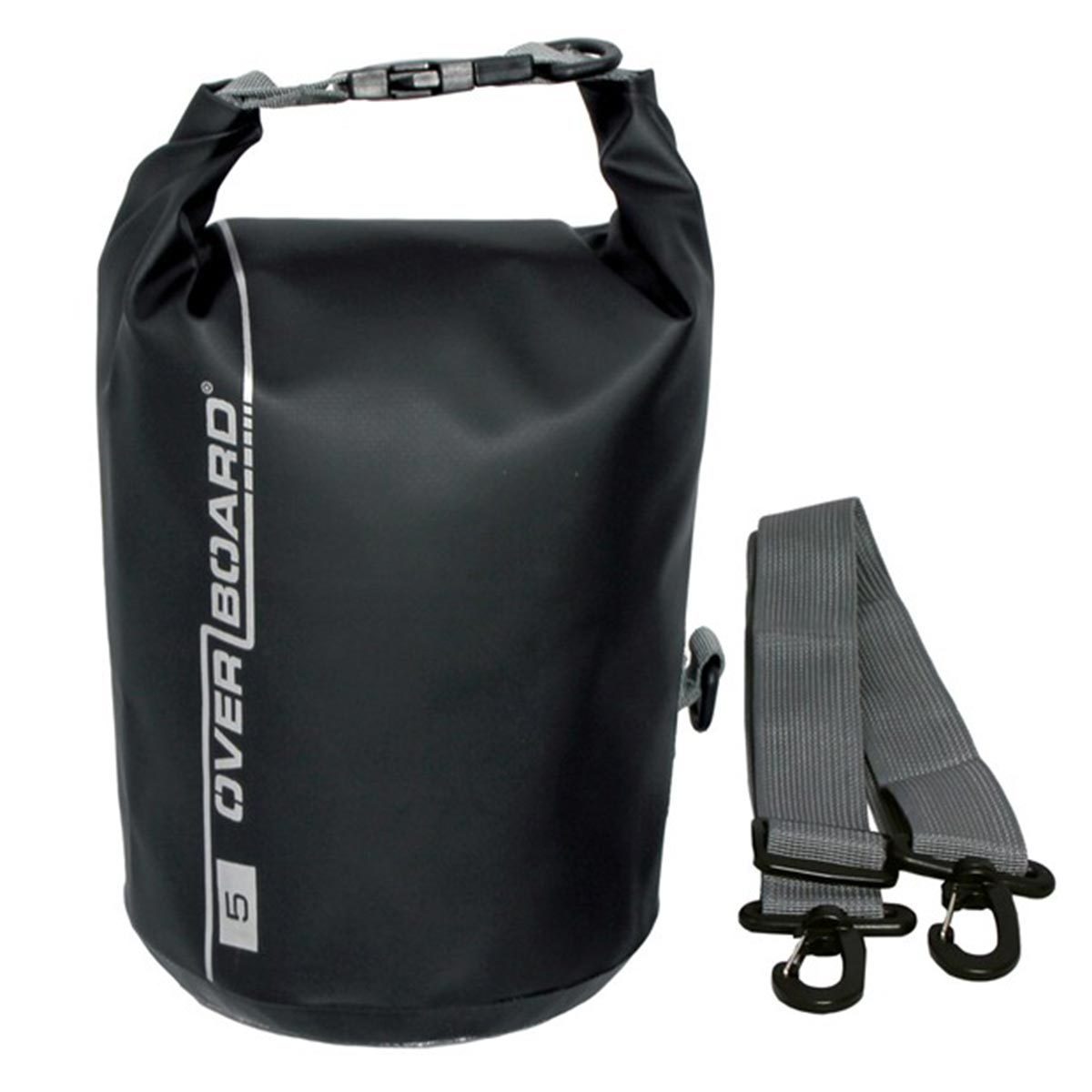 Overboard 5 Litre Dry Tube Bag Bags, Packs and Cases Overboard Black Tactical Gear Supplier Tactical Distributors Australia