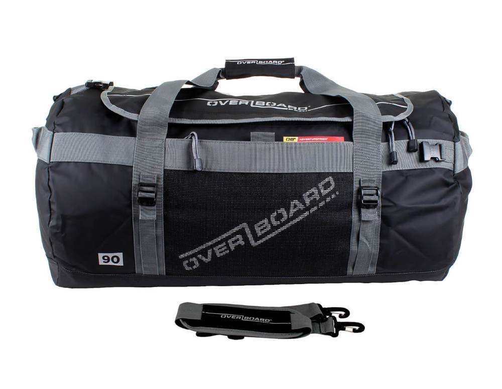 Overboard 90 Litre Adventure Weatherproof Duffel Bag Bags, Packs and Cases Overboard Black Tactical Gear Supplier Tactical Distributors Australia