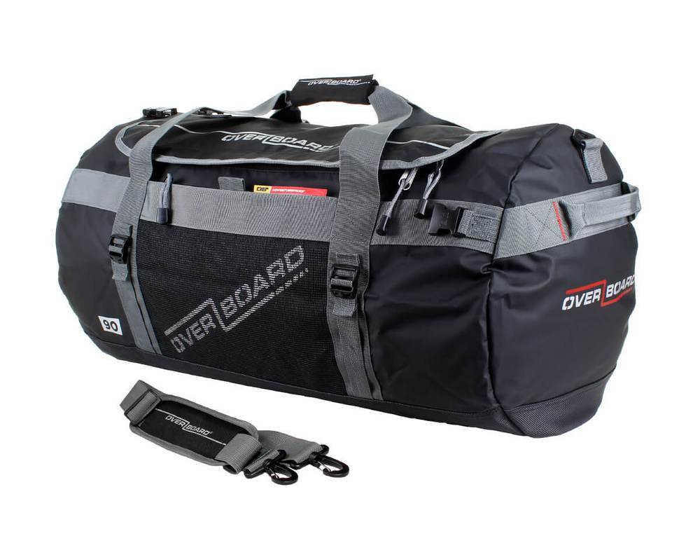 Overboard 90 Litre Adventure Weatherproof Duffel Bag Bags, Packs and Cases Overboard Black Tactical Gear Supplier Tactical Distributors Australia