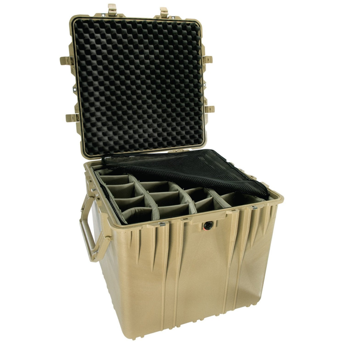 Pelican 0370 Protector Cube Case Desert Tan Bags, Packs and Cases Pelican Products With Padded Divider Set Tactical Gear Supplier Tactical Distributors Australia