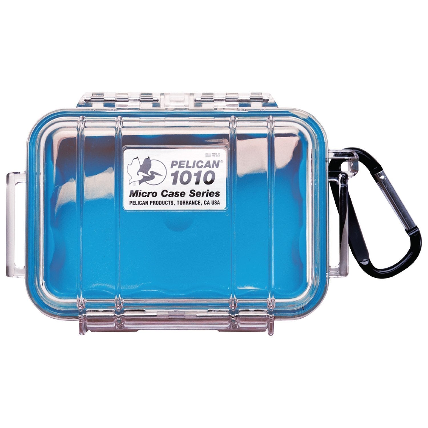 Pelican 1010 Micro Case Cases Pelican Products Clear Shell with Blue Liner Tactical Gear Supplier Tactical Distributors Australia