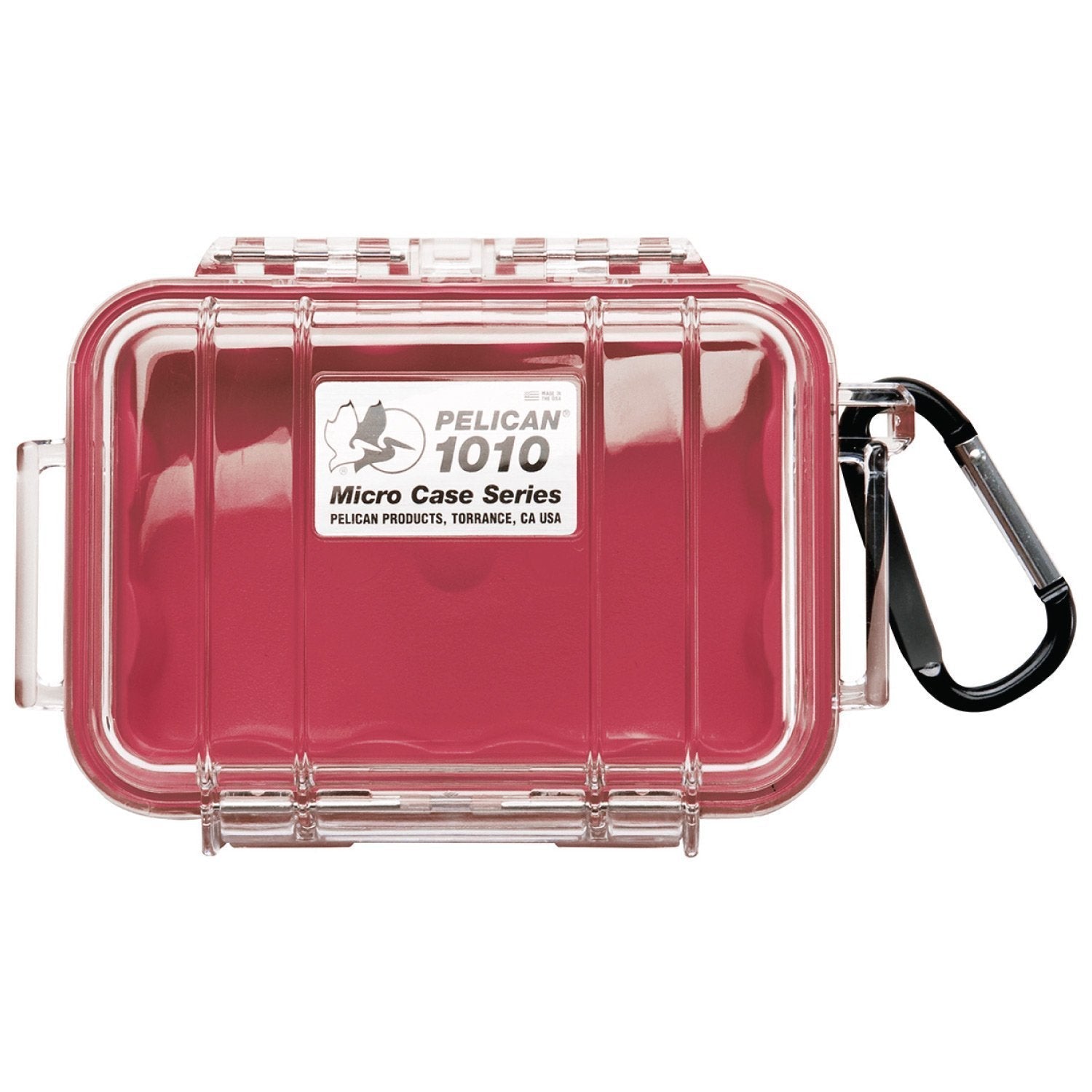 Pelican 1010 Micro Case Cases Pelican Products Clear Shell with Red Liner Tactical Gear Supplier Tactical Distributors Australia