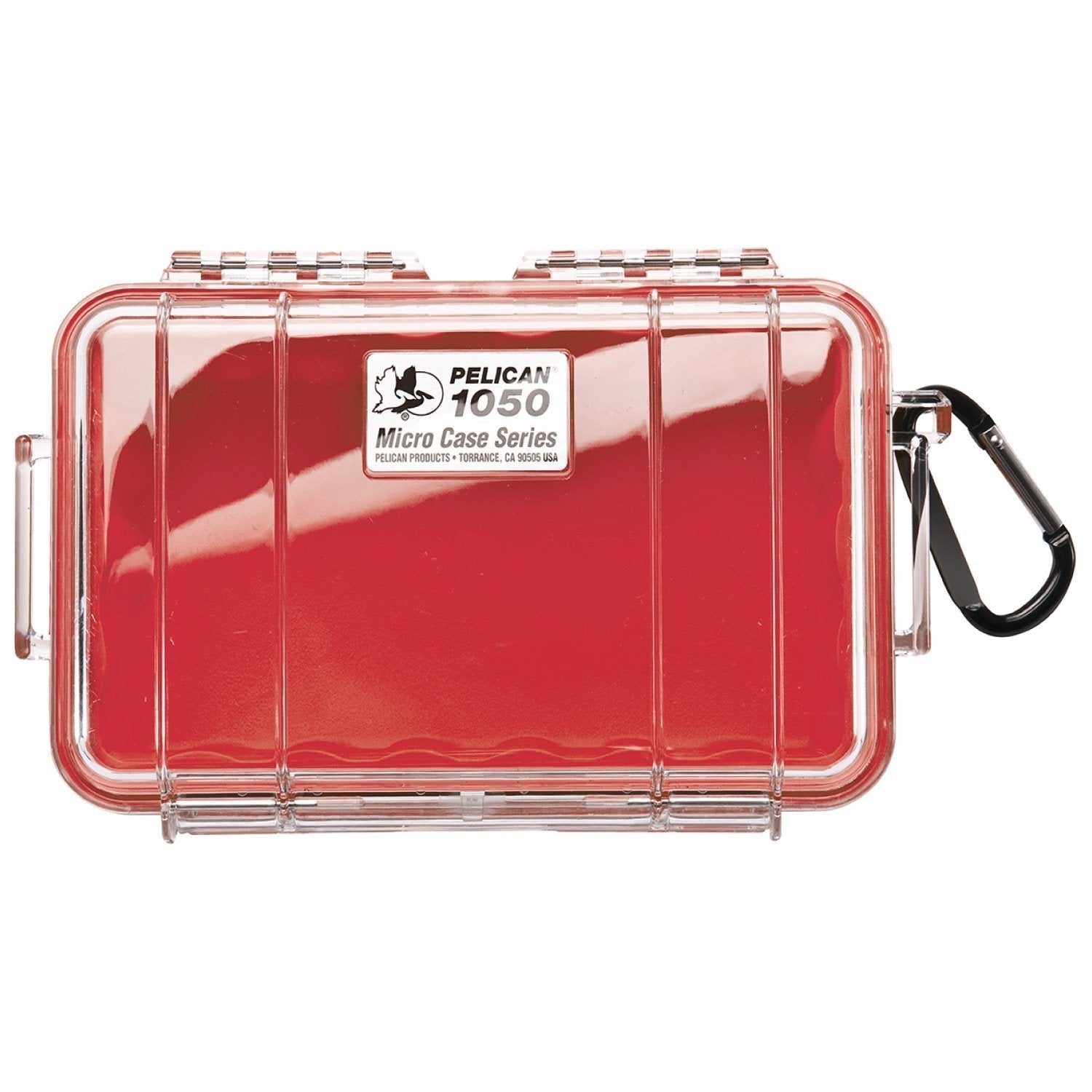 Pelican 1050 Micro Case Cases Pelican Products Clear Shell with Red Liner Tactical Gear Supplier Tactical Distributors Australia
