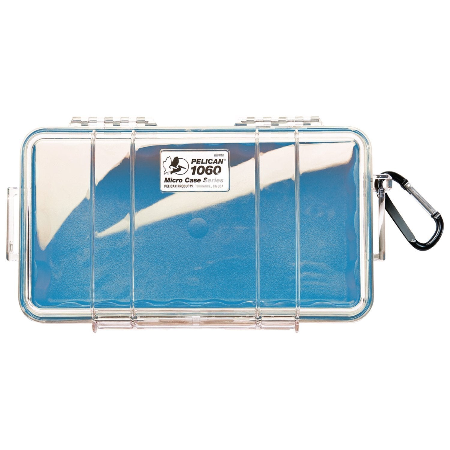 Pelican 1060 Micro Case Cases Pelican Products Clear Shell with Blue Liner Tactical Gear Supplier Tactical Distributors Australia