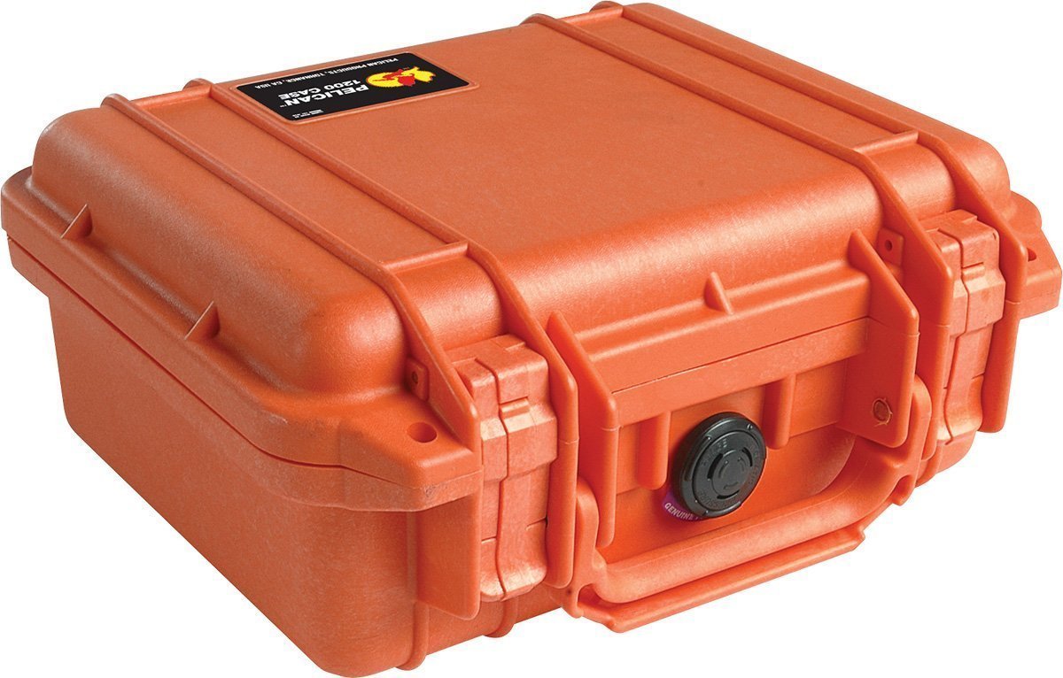 Pelican 1200 Protector Case Bags, Packs and Cases Pelican Products Orange Foam Tactical Gear Supplier Tactical Distributors Australia