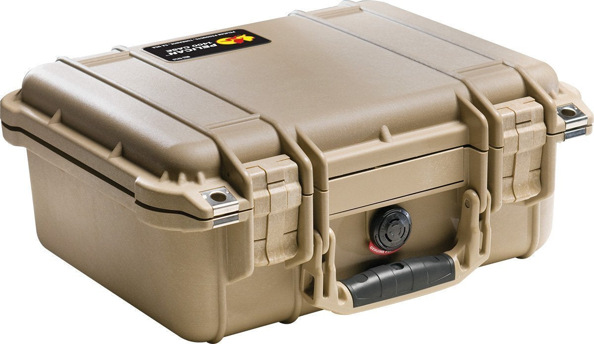 Pelican 1400 Case No Foam Bags, Packs and Cases Pelican Products Desert Tan Tactical Gear Supplier Tactical Distributors Australia