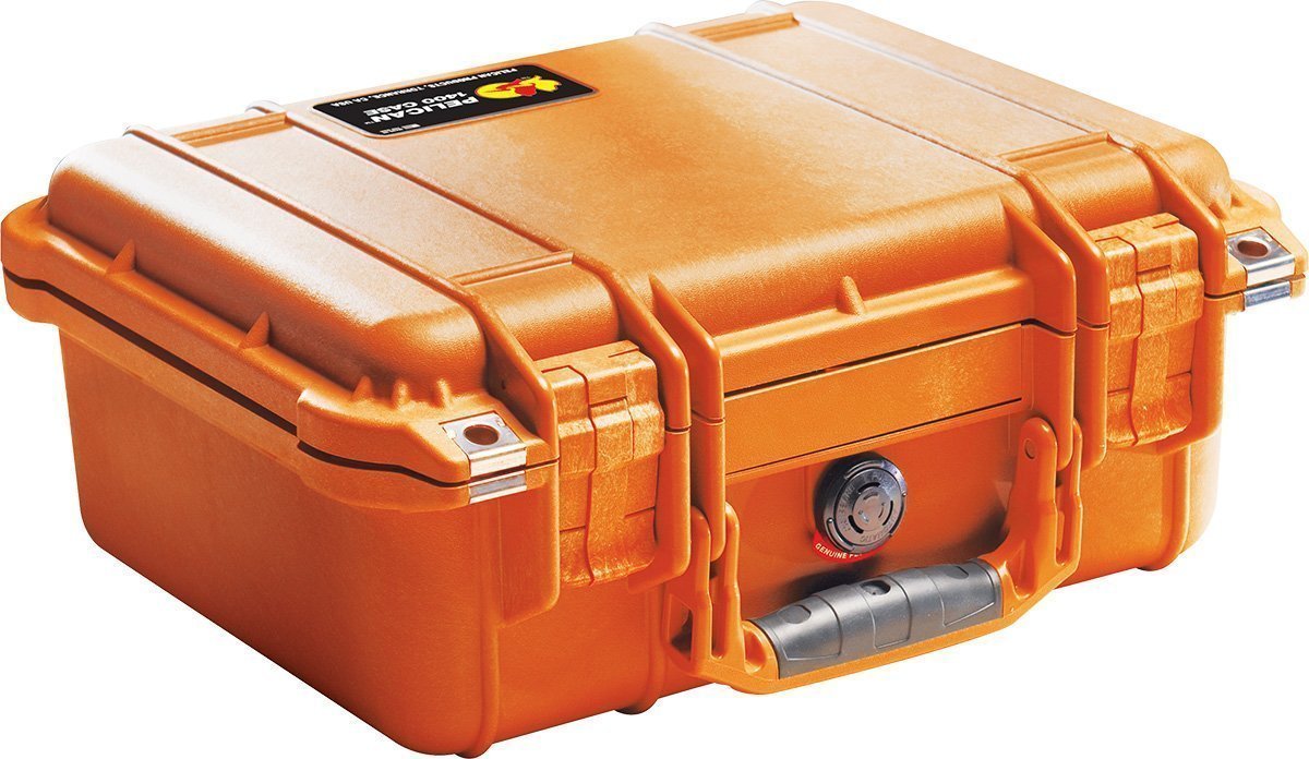 Pelican 1400 Case No Foam Bags, Packs and Cases Pelican Products Orange Tactical Gear Supplier Tactical Distributors Australia