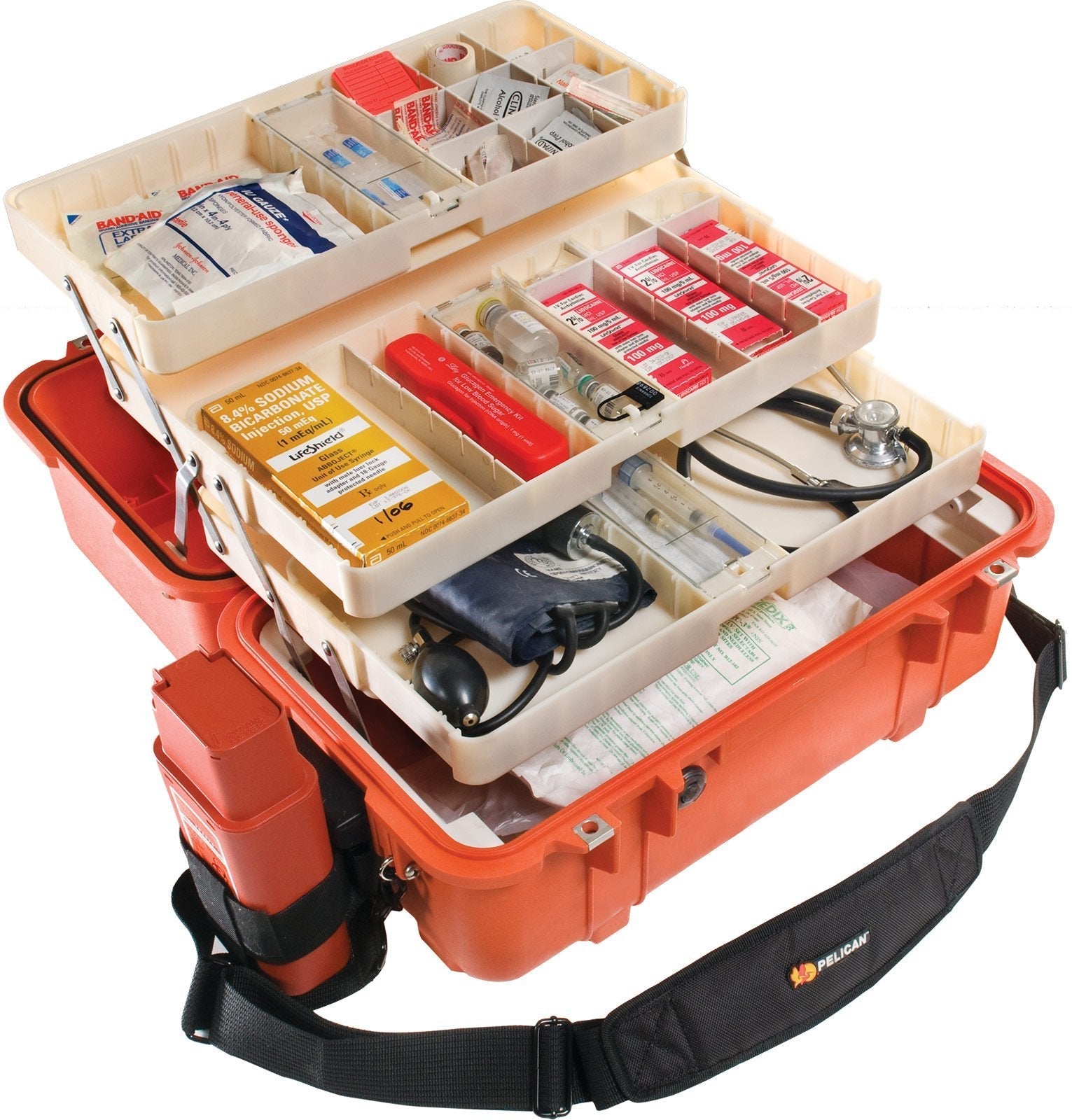 Pelican 1460EMS Protector EMS Case Orange Bags, Packs and Cases Pelican Products Tactical Gear Supplier Tactical Distributors Australia