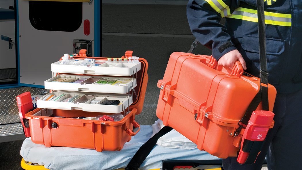 Pelican 1460EMS Protector EMS Case Orange Bags, Packs and Cases Pelican Products Tactical Gear Supplier Tactical Distributors Australia