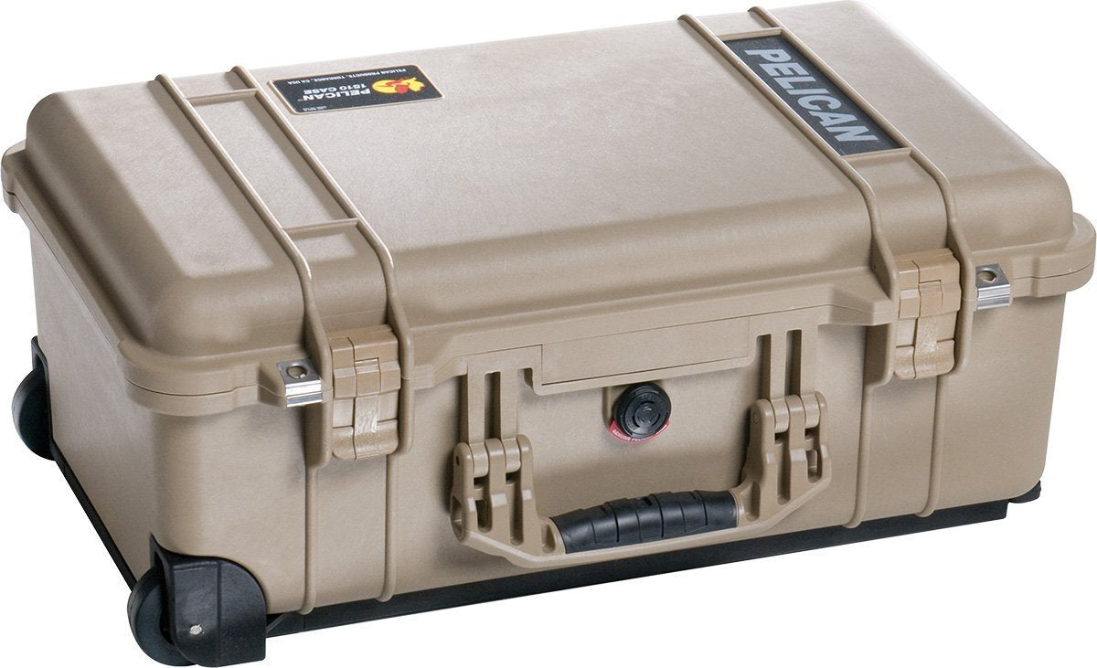 Pelican 1510 Carry On Protective Case Cases Pelican Products Tan With Pick and Pluck Foam Tactical Gear Supplier Tactical Distributors Australia