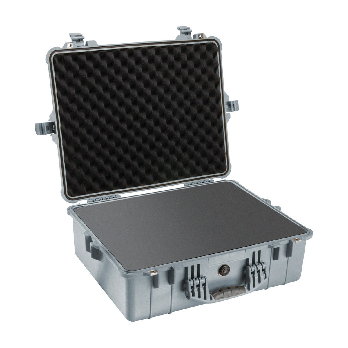 Pelican 1600 Classic Large Hard Case Silver Bags, Packs and Cases Pelican Products With Foam Tactical Gear Supplier Tactical Distributors Australia