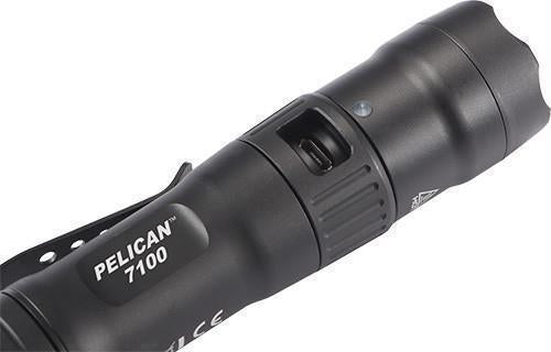 Pelican 7100 Tactical Rechargeable Flashlight 700 Lumens Flashlights and Lighting Pelican Products Tactical Gear Supplier Tactical Distributors Australia