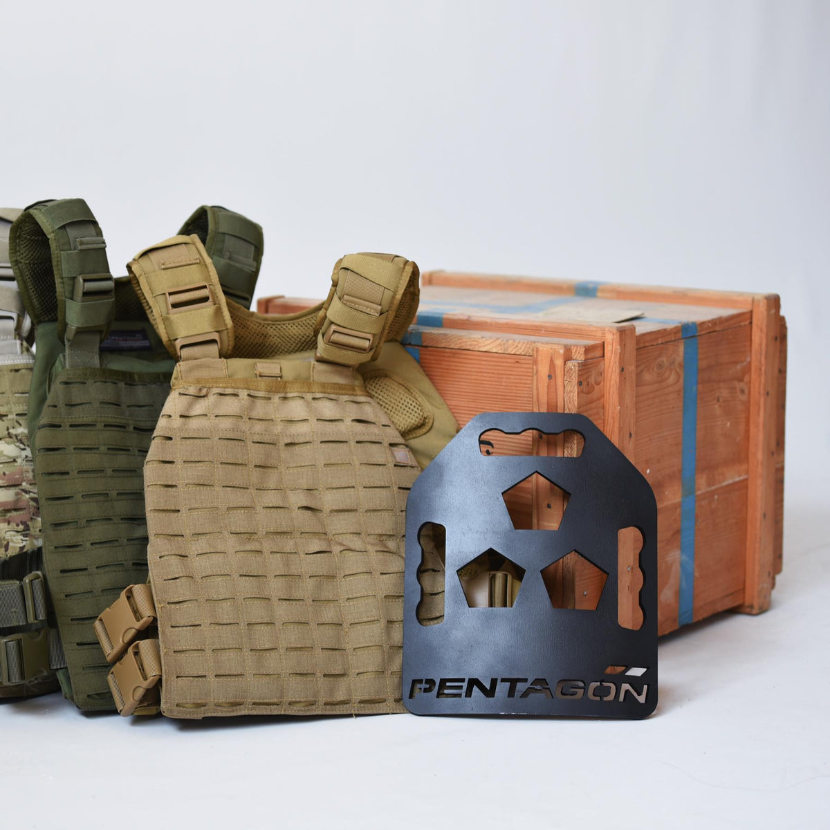 Pentagon Tactical Metallon TAC Fitness Training Plate 2x3.0kg Black Training Gear Pentagon Tactical Tactical Gear Supplier Tactical Distributors Australia