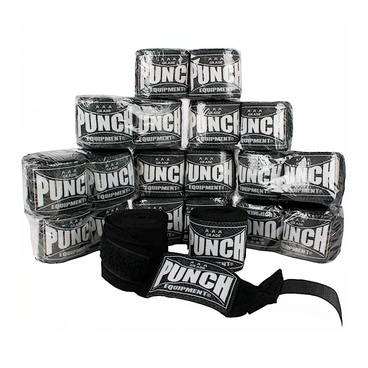 Punch Equipment AAA Bulk Stretch Hand Wraps Pack (10 x 3m pairs) Training Gear Punch Equipment Tactical Gear Supplier Tactical Distributors Australia