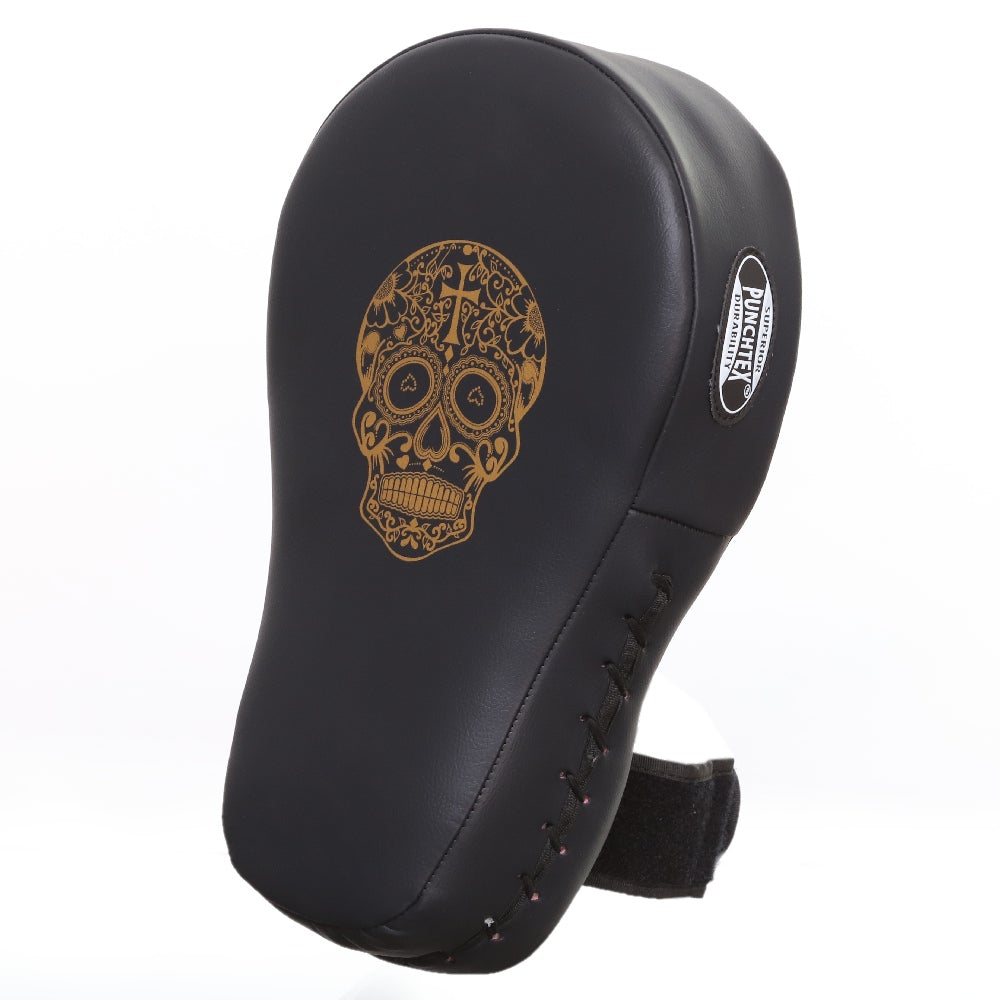 Punch Equipment COLLECTORS ITEM Gold Skull Urban Thai Kick Pads Training Equipment Punch Equipment Tactical Gear Supplier Tactical Distributors Australia