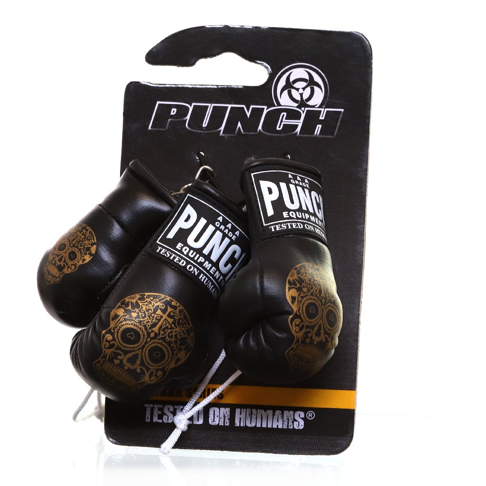 Punch Equipment Mini Boxing Gloves Key Ring Pack Gold - Tactical Gear