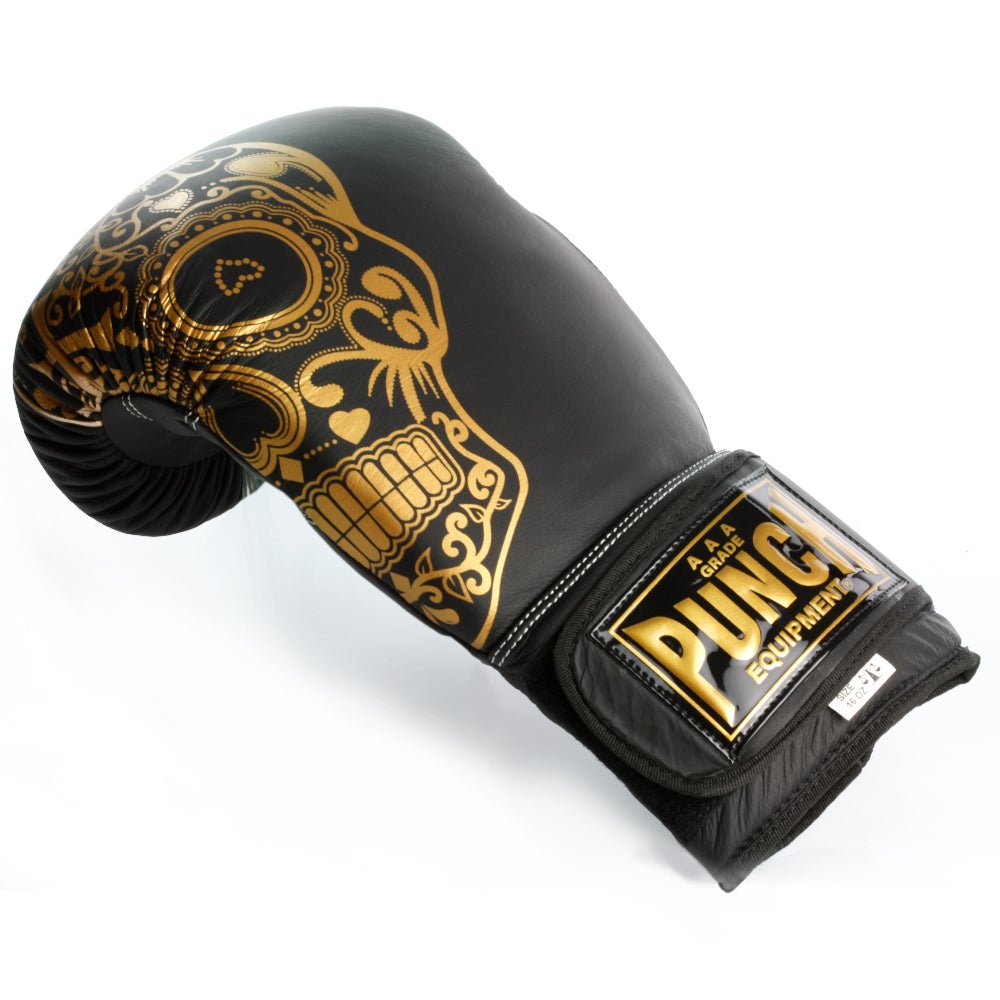 Punch Equipment Trophy Getters Gold Skull Commercial Boxing Gloves Muay Thai / Boxing Gloves Punch Equipment Tactical Gear Supplier Tactical Distributors Australia