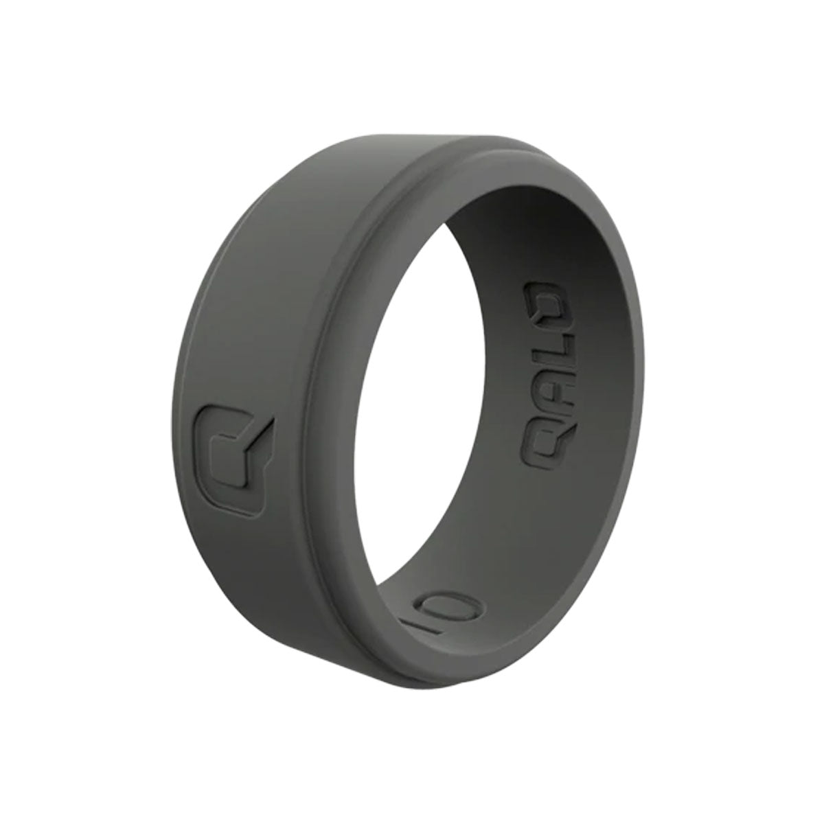 QALO Men's Charcoal Grey Step Edge Q2X Silicone Ring Silicone Ring QALO Tactical Gear Supplier Tactical Distributors Australia