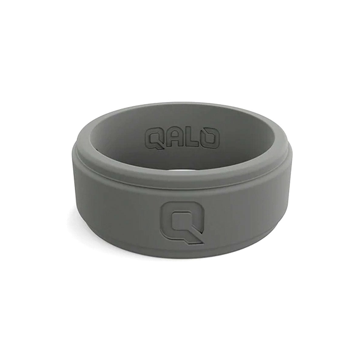 QALO Men's Charcoal Grey Step Edge Q2X Silicone Ring Silicone Ring QALO Tactical Gear Supplier Tactical Distributors Australia