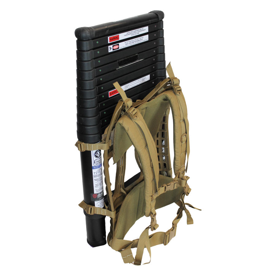 Rapid Assault Tools 16 Feet Tactical Telescoping Ladder with Ladder Pack Tactical Ladders Rapid Assault Tools Tactical Gear Supplier Tactical Distributors Australia