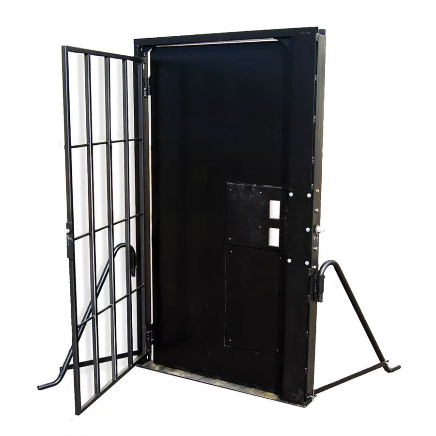 Rapid Assault Tools All-in-One RatDoor Training Breaching Door Built In Breaching Training Doors Rapid Assault Tools Burglar Door (+$2489.50) Adjustable Breach (+1894.50) Without Wheel Kit Tactical Gear Supplier Tactical Distributors Australia