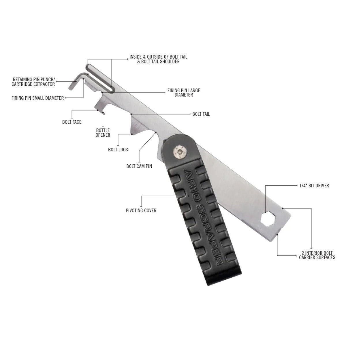 Real Avid AR10 Scraper Accessories Real Avid Tactical Gear Supplier Tactical Distributors Australia