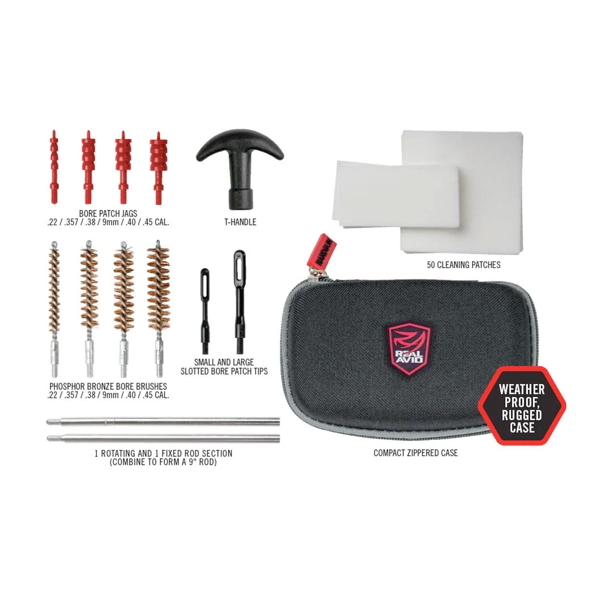 Real Avid Gun Boss Handgun Cleaning Kit Accessories Real Avid Tactical Gear Supplier Tactical Distributors Australia