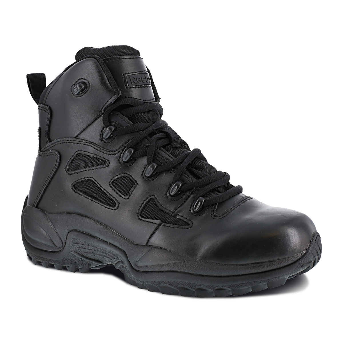 Reebok Tactical Men&#39;s 6 Inch Rapid Response RB Side Zip Boots Black RB8678 Footwear Reebok Tactical Boots Tactical Gear Supplier Tactical Distributors Australia