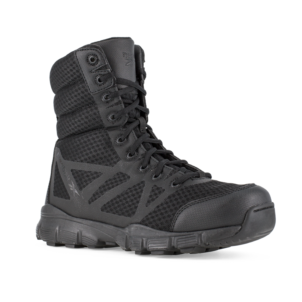 Reebok Tactical Men s 8 Inch Dauntless Ultra Light Size Zip Boot Black RB8720 Tactical Gear Australia