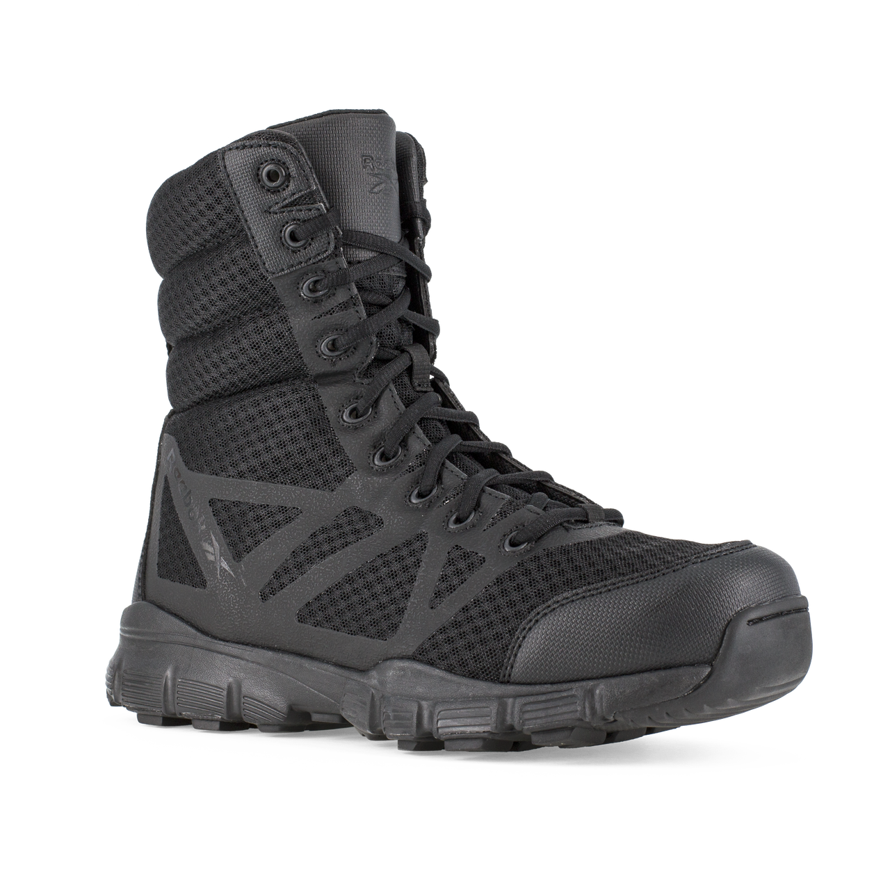 Reebok Tactical Men's 8 Inch Dauntless Ultra Light Size Zip Boot Black RB8720 Footwear Reebok Tactical Boots 12.0 US Wide Tactical Gear Supplier Tactical Distributors Australia