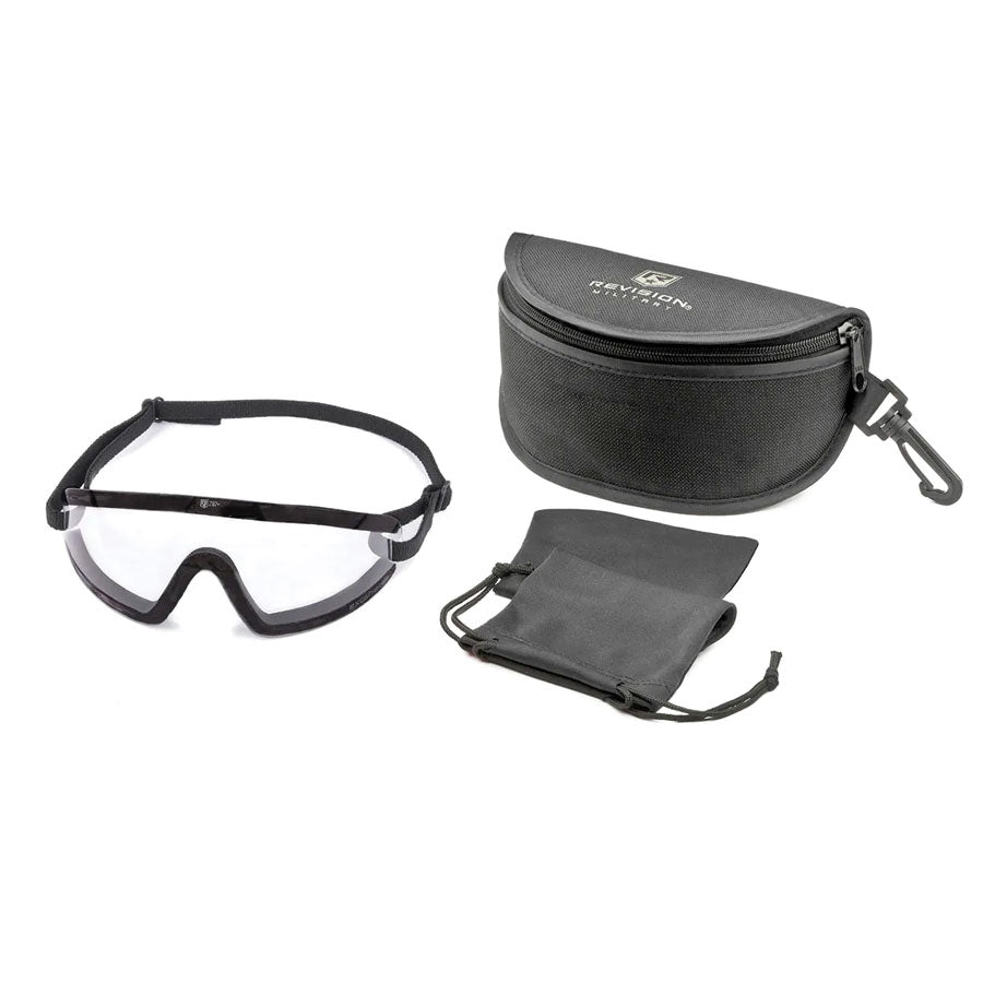 Revision Exoshield Low Profile Eyewear Full Strap Kit Ballistic Eyewear Revision Military Clear Tactical Gear Supplier Tactical Distributors Australia