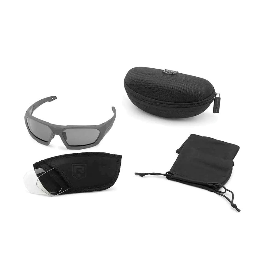 Revision ShadowStrike Ballistic Sunglasses Essential Kit Eyewear Revision Military Gray Tactical Gear Supplier Tactical Distributors Australia