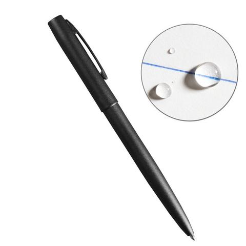 Rite in the Rain All Weather Clicker Metal Pen No. 97 Matte Black Pens, Notebooks and Stationery Rite in the Rain Blue Tactical Gear Supplier Tactical Distributors Australia