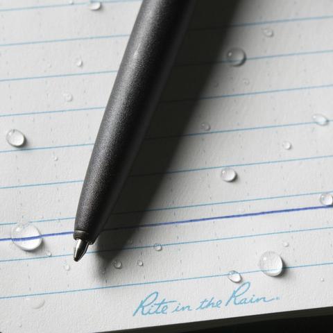 Rite in the Rain All Weather Clicker Metal Pen No. 97 Matte Black Pens, Notebooks and Stationery Rite in the Rain Tactical Gear Supplier Tactical Distributors Australia