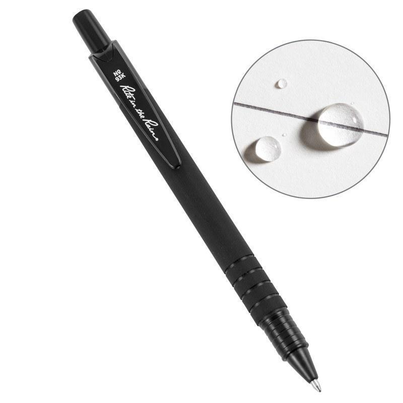 Rite in the Rain All-Weather Durable Pen No. 93K Matte Black with Clip Black Ink Pens, Notebooks and Stationery Rite in the Rain Tactical Gear Supplier Tactical Distributors Australia