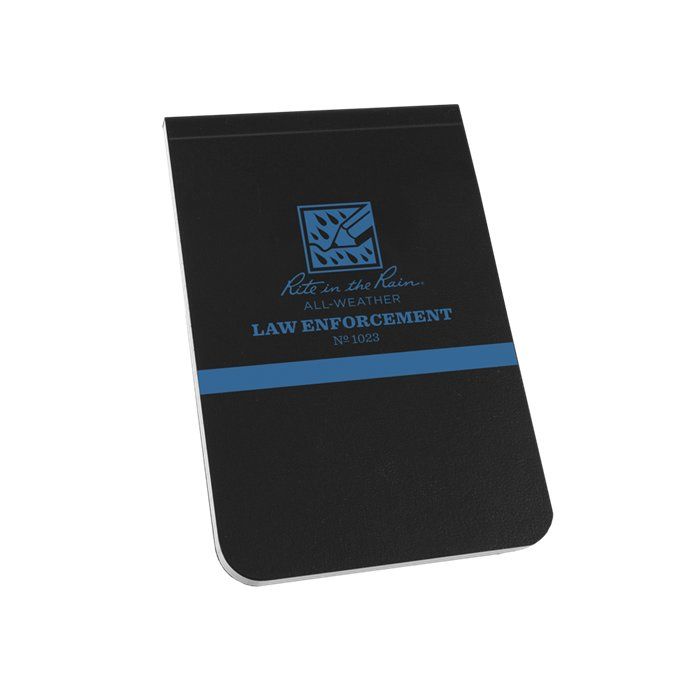 Rite in the Rain Thin Blue Line All-Weather Notebook (3.25&#39;&#39; x 5.25&#39;&#39;) Pens, Notebooks and Stationery Rite in the Rain Tactical Gear Supplier Tactical Distributors Australia