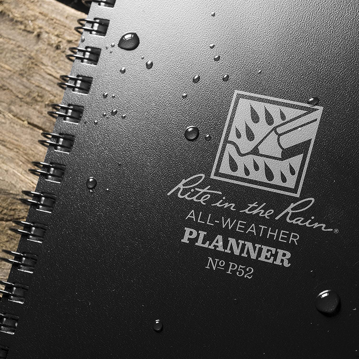 Rite in the Rain Weekly Planner Undated Black No.P52 Pens, Notebooks and Stationery Rite in the Rain Tactical Gear Supplier Tactical Distributors Australia