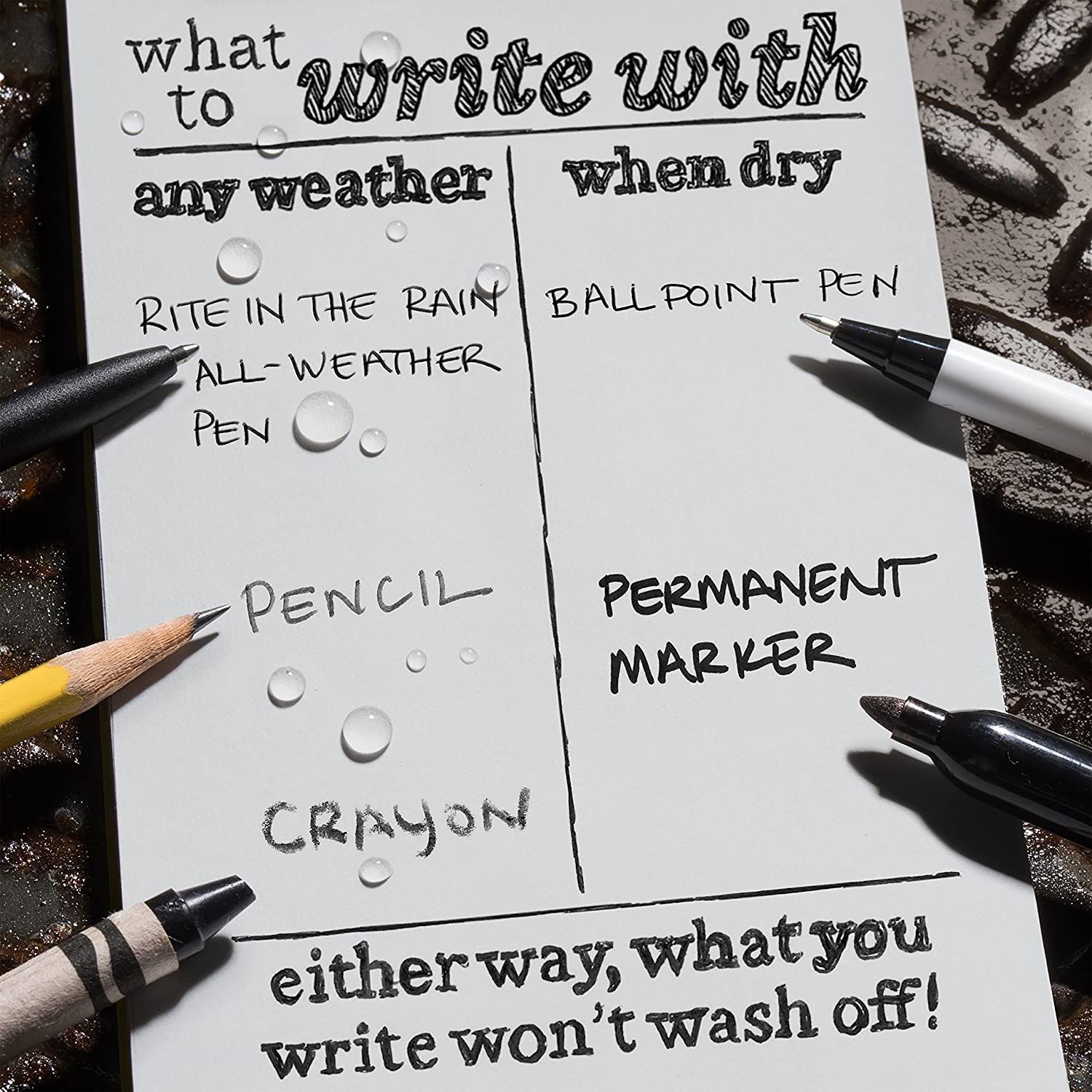 Rite in the Rain Weekly Planner Undated Black No.P52 Pens, Notebooks and Stationery Rite in the Rain Tactical Gear Supplier Tactical Distributors Australia