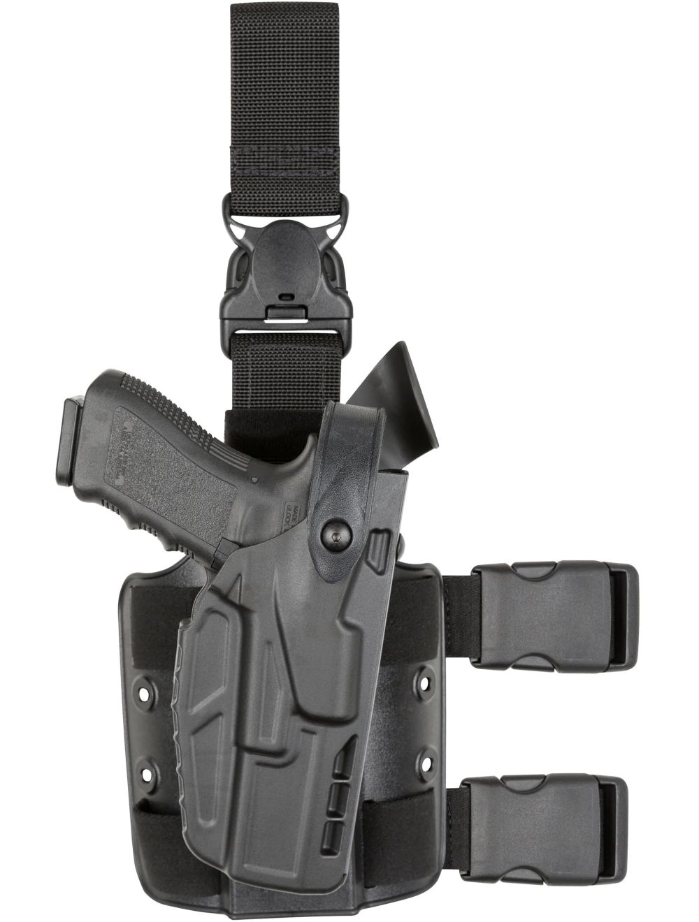 Safariland 7305 7TS ALS/SLS Tactical Holster with Quick Release for Glock 17 w/ Light Holsters Safariland Tactical Gear Supplier Tactical Distributors Australia