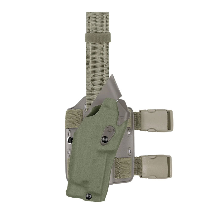 Safariland Model 6384RDS ALS OMV Tactical Holster for Glock 47 with Light Duty Gear Safariland Camo Green Left Tactical Gear Supplier Tactical Distributors Australia