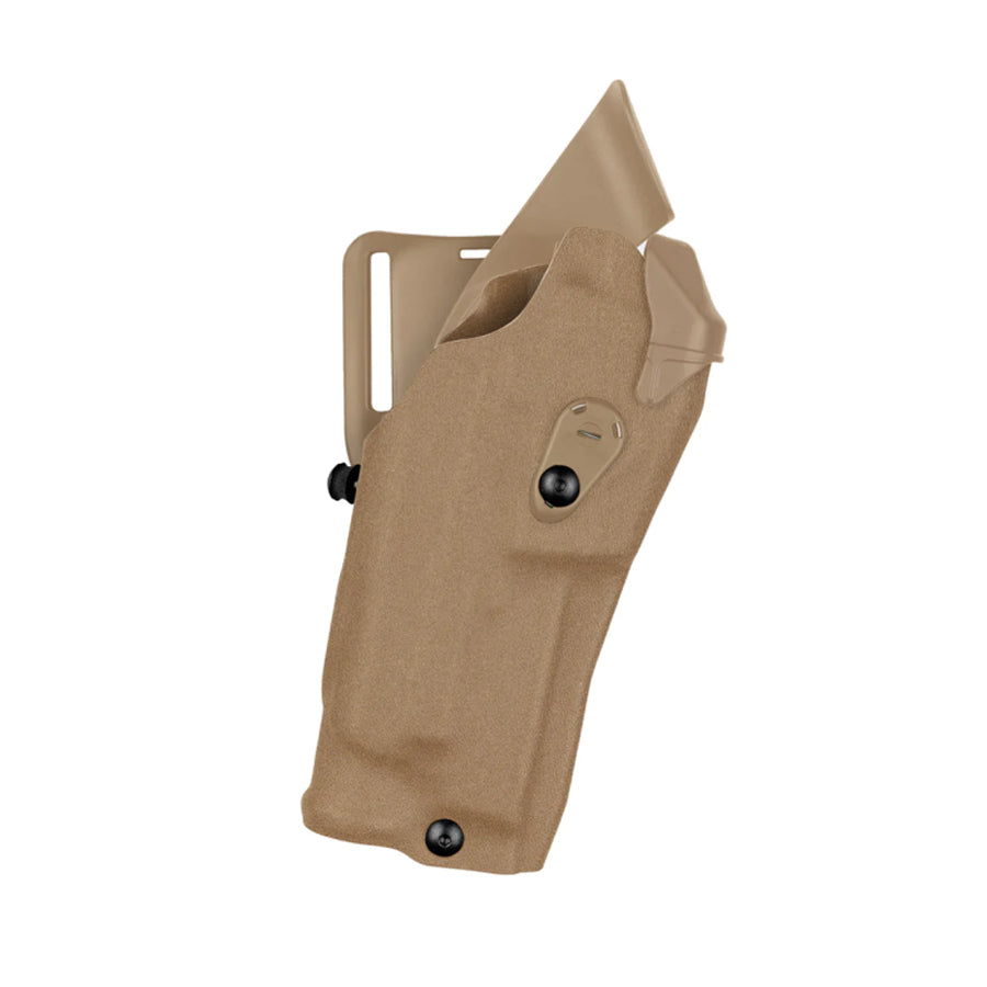 Safariland Model 6390RDS ALS Mid-Ride Level I Retention Duty Holster for Glock 34 MOS w/ Light Holsters Safariland Coyote Brown STX Tactical Right Hand Tactical Gear Supplier Tactical Distributors Australia