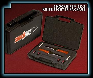 ShockKnife SK-2 Knife Fighter Package with 2 Shock Knives Training Weapons ShockKnife Tactical Gear Supplier Tactical Distributors Australia