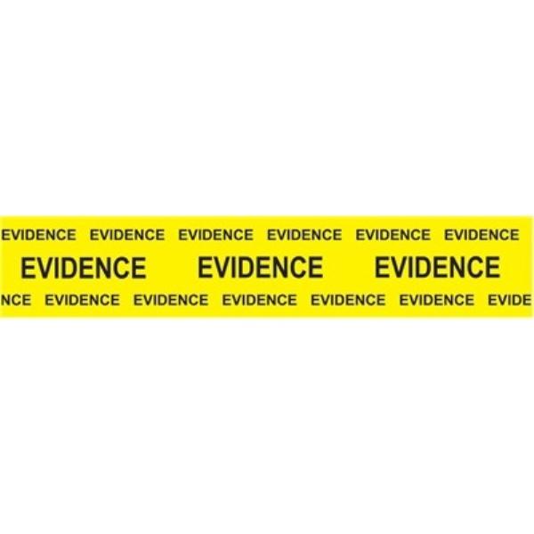 Sirchie Box Sealing Evidence Tape, Black Printed on Yellow, 2&quot; x 165&#39; Crime Scene Investigation Sirchie Tactical Gear Supplier Tactical Distributors Australia