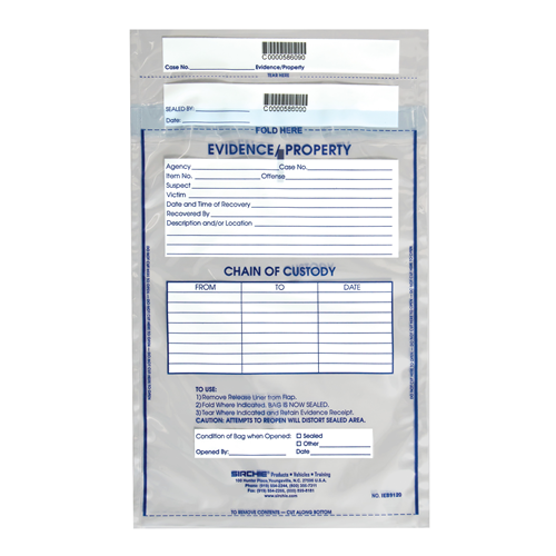 Sirchie Integrity Evidence Bags 9 x 12 inch 100 Pack Crime Scene Investigation Sirchie Tactical Gear Supplier Tactical Distributors Australia