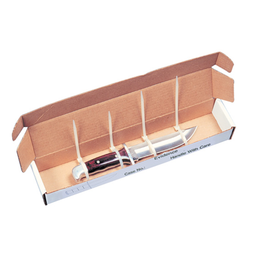 Sirchie Knife Boxes: 16 x 3 x 2 25/pack Crime Scene Investigation Sirchie Tactical Gear Supplier Tactical Distributors Australia