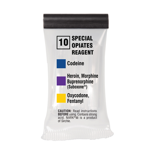 Sirchie NARKII Test 10-Special Opiates Reagent (Mecke)/ Box of 10 Crime Scene Investigation Sirchie Tactical Gear Supplier Tactical Distributors Australia