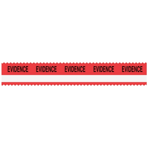 Sirchie SIRCHMARK Evidence Integrity Tape Red w/ White stripe w/ Black Evidence 108&#39; Crime Scene Investigation Sirchie Tactical Gear Supplier Tactical Distributors Australia