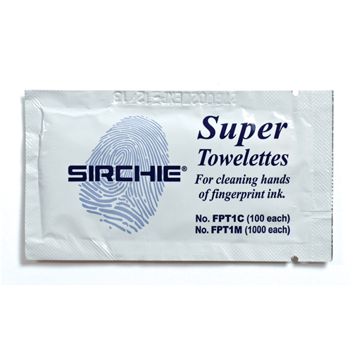 Sirchie Super Towelettes 100/box Crime Scene Investigation Sirchie Tactical Gear Supplier Tactical Distributors Australia