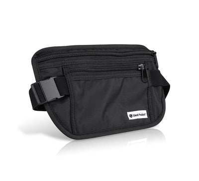 SLNT Money Belt Fanny Pack Black Bags, Packs and Cases SLNT Tactical Gear Supplier Tactical Distributors Australia